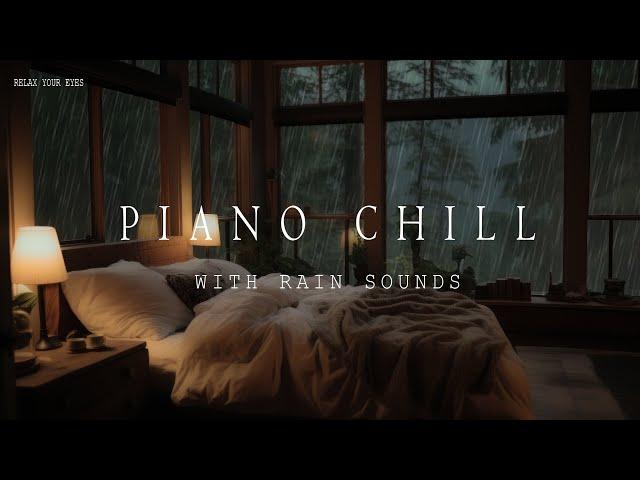 Tranquil Rainfall in the Woods ️ Relaxing Piano Melodies for Peaceful Sleep 