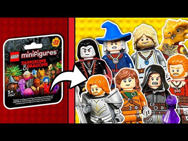 Cool Ways to Upgrade Your D&D Minifigures! (Viking, Knight, Elf)