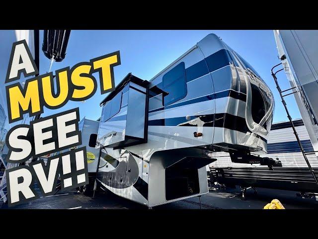 WOW! The Office in this RV is INCREDIBLE! 2024 Forest River Riverstone 425FO Fifth Wheel RV