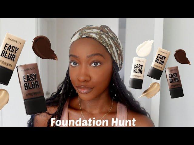 Foundation Hunt: Huda Beauty Easy Blur Foundation l Too Much Mouth