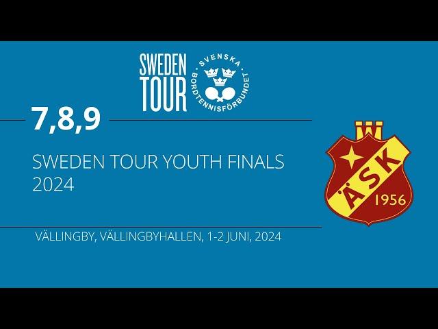 Sweden Tour Youth Finals 2024, 1 juni, Bord 7,8,9