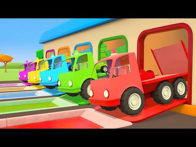 Helper cars for kids & vehicles for kids. Full episodes cartoons for kids. Tow trucks & Learn colors