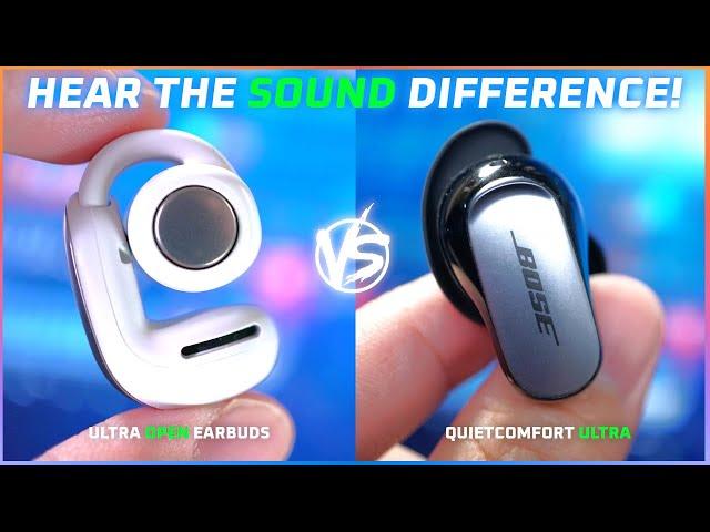 Did not expect it!  Bose Ultra Open Earbuds Review vs QuietComfort Ultra