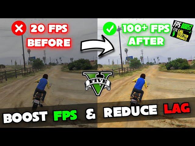 GTA 5 LAG FIX | Lag & Stutter Fix | GTA RP Lag Fix | Driving lag fix | low end PC | FIVEM | 2023