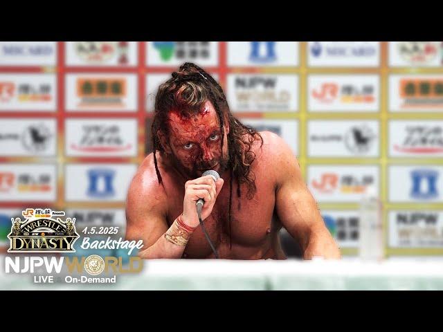 #njWD 9th match Backstage (with Subtitles) 1/5/25 | WRESTLE DYNASTY 第9試合 Backstage