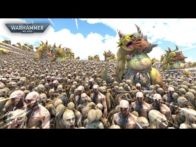 NURGLE Pox Walkers swarm DROP SITE! | UEBS 2 Warhammer 40K