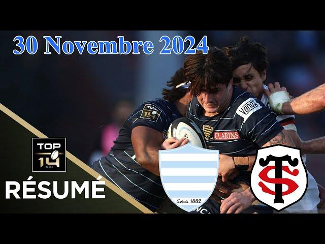 TOP 14: Résumé partie complète Racing 92 vs Stade Toulousain : J11 - Saison 2024/2025