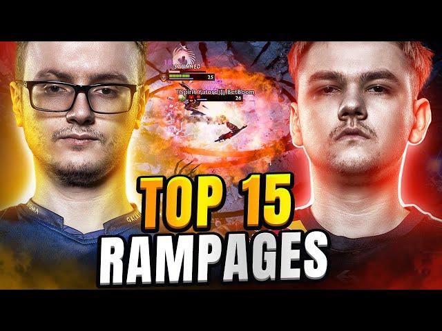 TOP-15 Most Insane Rampages in Dota 2