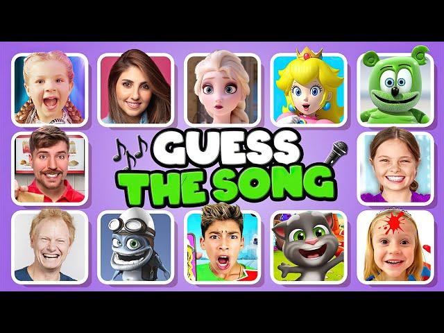 Guess The Meme & Youtuber By Song #1 | Lay Lay, King Ferran, Salish Matter, MrBeast , Elsa, Trolls 3