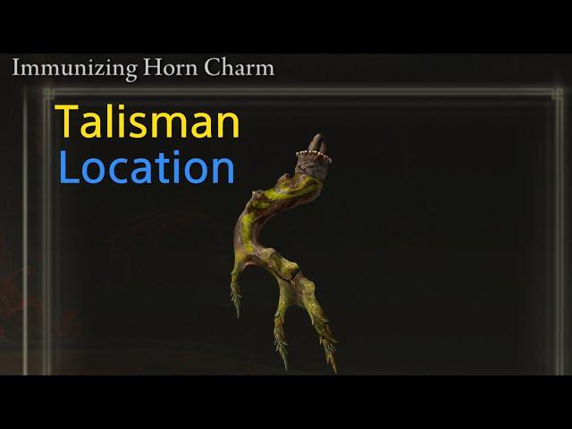 ELDEN RING Immunizing Horn Charm Talisman location