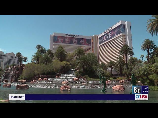 Saying goodbye to the Mirage casino in Las Vegas