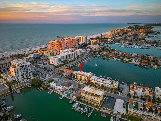  Luxe Waterfront Townhome in Clearwater Beach with Private Dock & Elevator | Belle Aqua Villas 