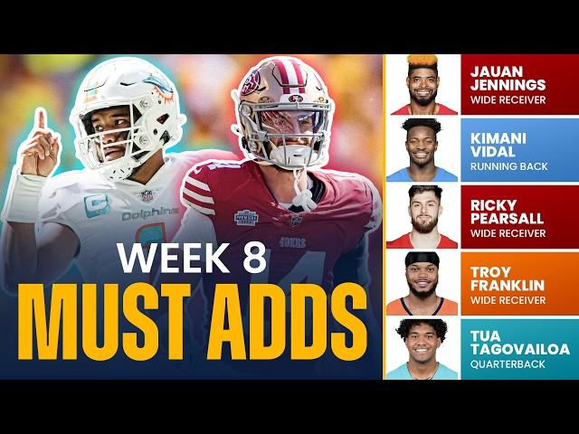 Fantasy Football Week 8 Waiver Wire Pickups | Must-Have Players to Add to Your Roster (2024)