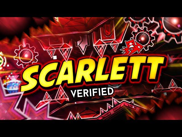 SCARLETT VERIFIED (Extreme Demon) by RedHuseey Chara Magilex & More   Geometry Dash