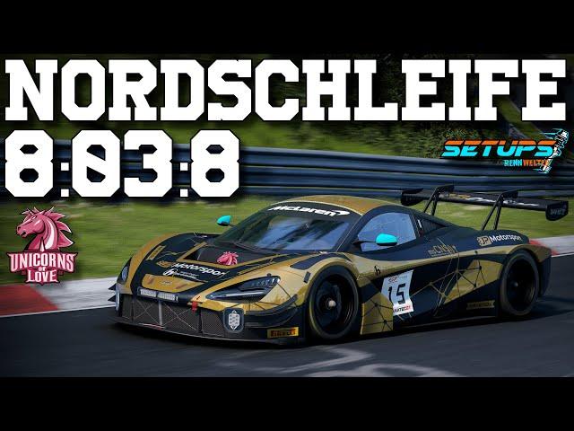 JP McLaren 720S EVO Nordschleife 8:03:8 Hotlap - RennWelten Setups - Assetto Corsa Competizione