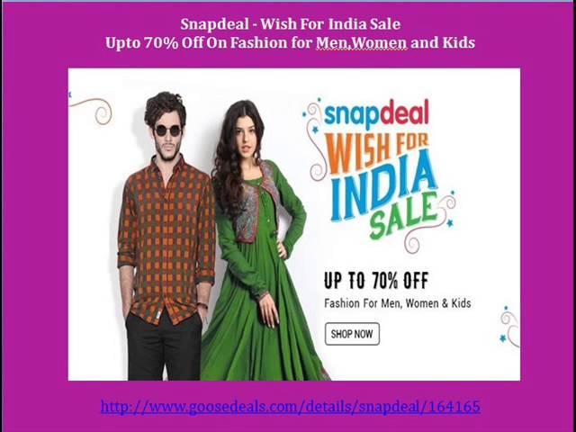 Goosedeals com Cashback coupons, Great Online Offers in India Sale Starts from Today