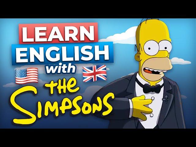 Learn English with the Simpsons' Trip to England | British Stereotypes