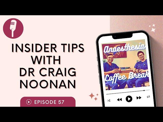 Exam tips with one of our most experienced examiners - Dr Craig Noonan! | #anaesthesiacoffeebreak