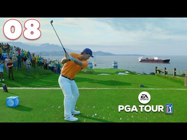 PEBBLE BEACH IS GLORIOUS - Charlie Woods Career Mode - Part 8 | EA Sports PGA Tour