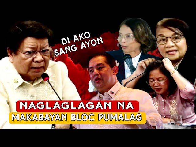 CONG. MARCOLETA NILAGLAG NG MAKABAYAN BLOC TINUMBOK ANG MGA KAWATAN.