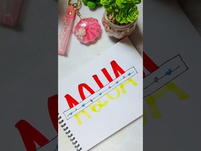 Lettering ideas️#lettering #calligraphy #shorts #trending