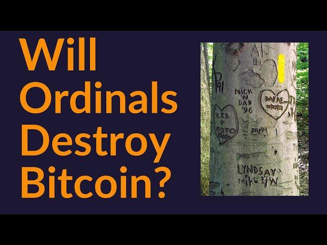 Will Ordinals and NFTs Destroy Bitcoin?