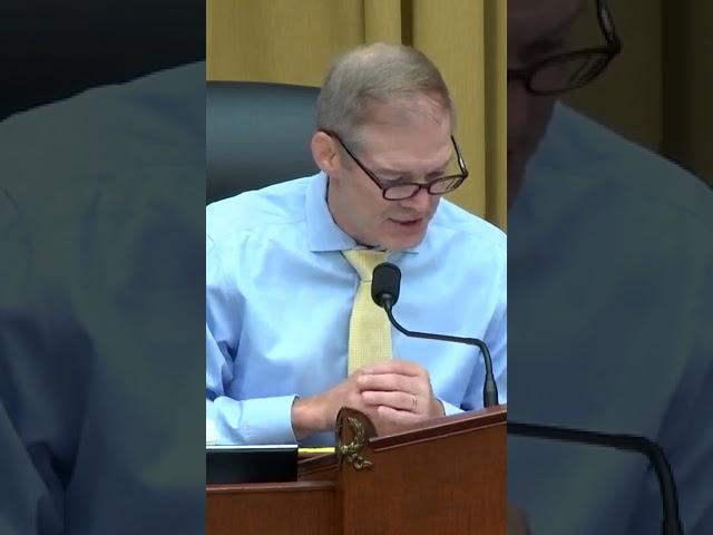 Jim Jordan Highlights Witness Testimony Into Hunter Biden Laptop And FBI