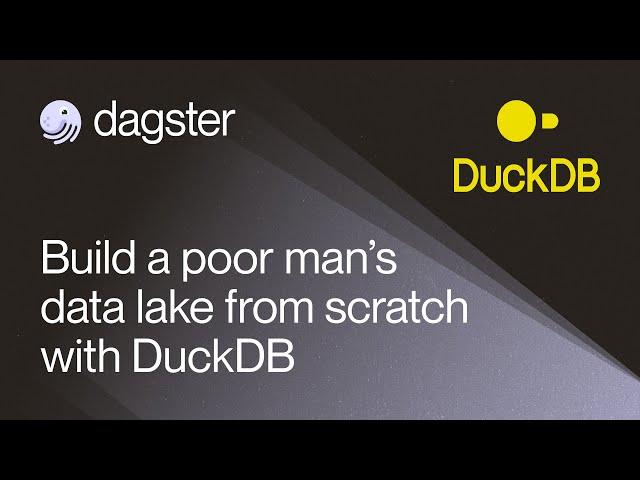 Build a poor man’s data lake from scratch with DuckDB