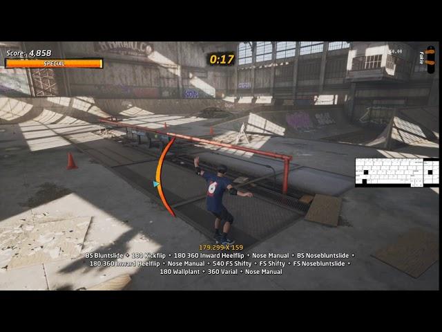 102 MILLION POINT COMBO in Tony Hawk's Pro Skater 1+2 (WAREHOUSE DEMO)