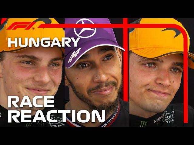 Drivers' Reaction After the Race | 2024 Hungarian Grand Prix