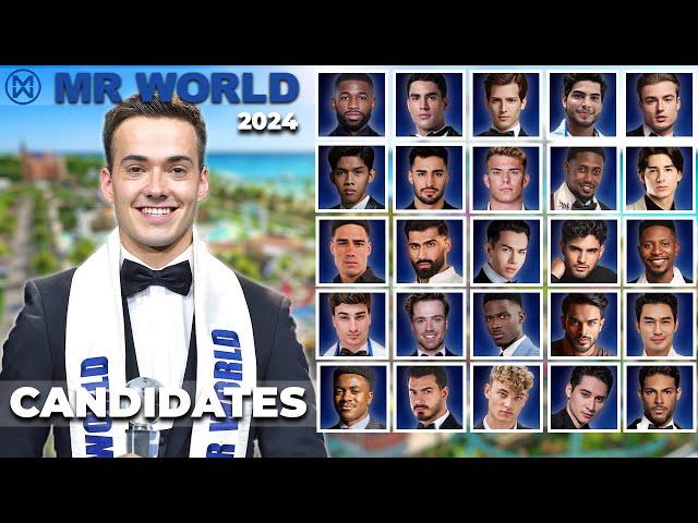 Mister World 2024: Meet ALL the Contestants  | Full Line-Up