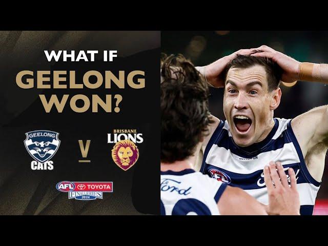 What if GEELONG won the 2024 AFL Preliminary Final?