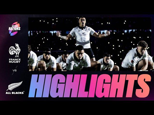 HIGHLIGHTS | FRANCE V NEW ZEALAND | AUTUMN NATIONS SERIES