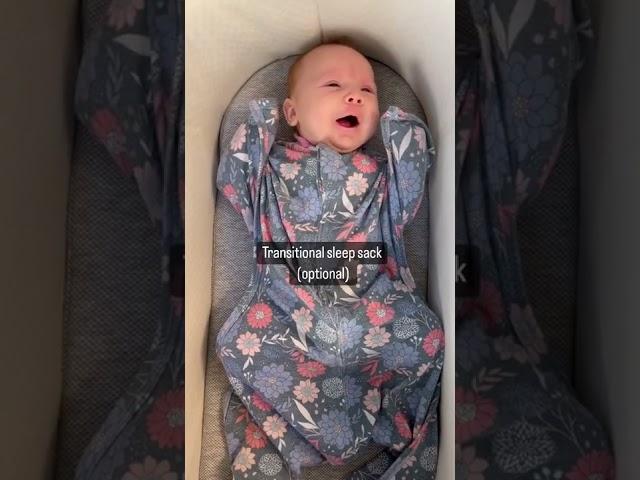 How to transition your newborn out of the swaddle #shorts