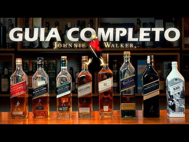 GUIA COMPLETO JOHNNIE WALKER. TUDO QUE PRECISA SABER SOBRE OS PRINCIPAIS WHISKYS DA JOHNNIE WALKER.