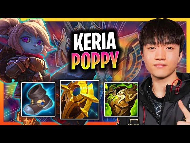 KERIA CHILLING WITH POPPY! | T1 Keria Plays Poppy Support vs Leona!  Season 2024