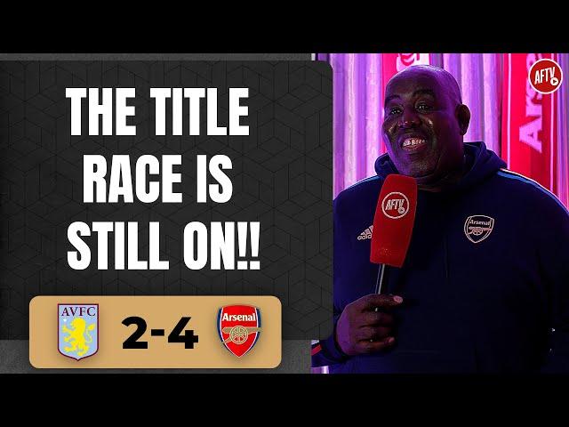 Aston Villa 2-4 Arsenal | The Title Race Is STILL ON!!! (Robbie)