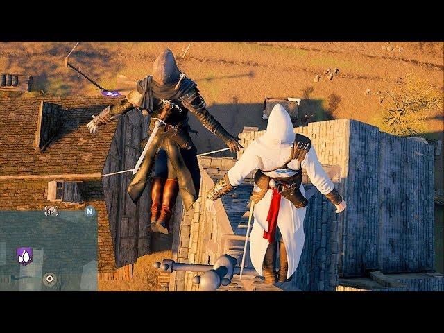 Assassin's Creed Unity CO OP Fun , Free Roam & Teamwork