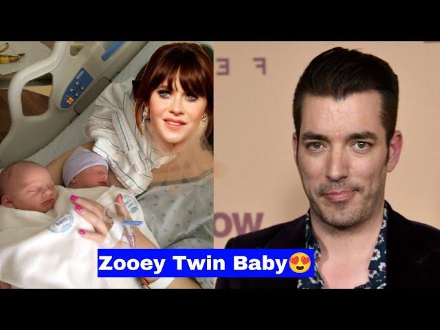 New Twin Baby! Jonathan & Zooey Deschanel Twin Baby is Here | Hospitalized | The Property Brother |