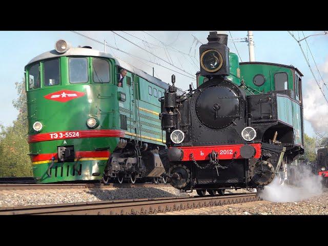 Russian steam trains parade on EXPO 1520