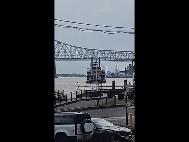 May 28, 2025 - Steam boat on the Mississippi at New Orleans. #roadtrip #vacation #steamboat