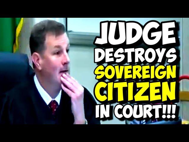 SOVEREIGN CITIZEN Teaches Us How NOT TO ACT In Court And LOSES Immediately!!! Pro Se FAIL!!!