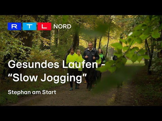 Ungewöhnliche Sportart | Stephan testet Slow Jogging