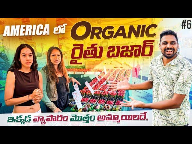 America  Local Farmers Vegetable & Fruits Market | Uma Telugu Traveller