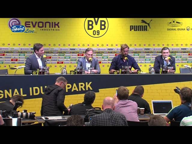 PK: BVB und Jürgen Klopp beenden Zusammenarbeit zum Saisonende