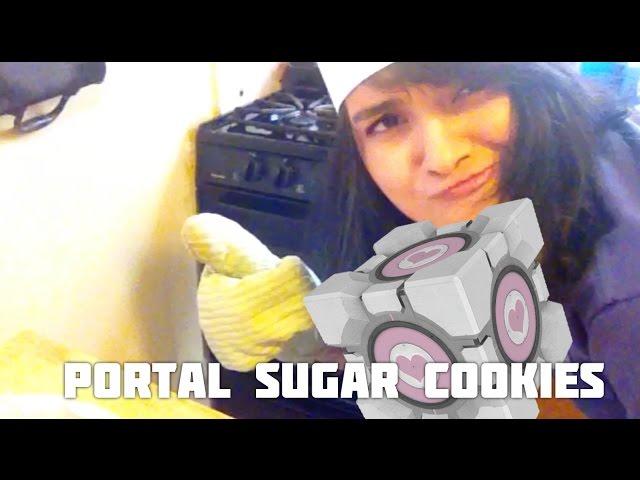 Sam Makes Portal Sugar Cookies !