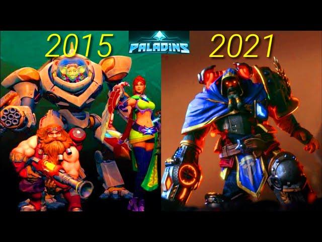 Evolution Of Paladins Games 2015~2021