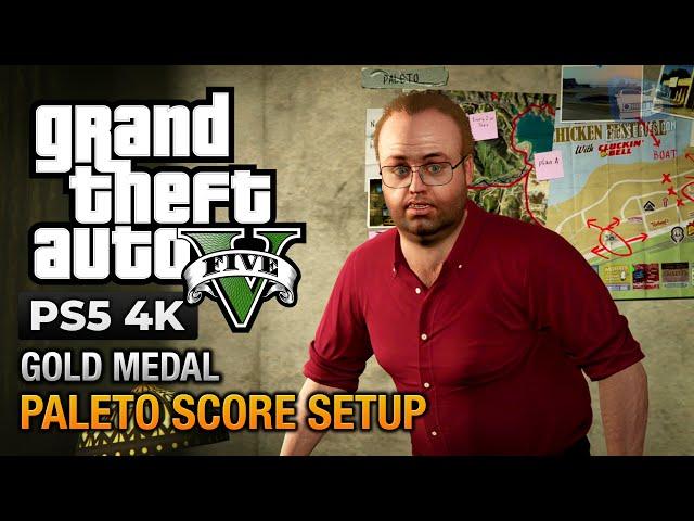 GTA 5 PS5 - Mission #48 - Paleto Score Setup [Gold Medal Guide - 4K 60fps]