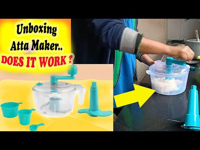 Fastest way to prepare Dough for Roti in Atta Maker ! Unboxing and Demo |