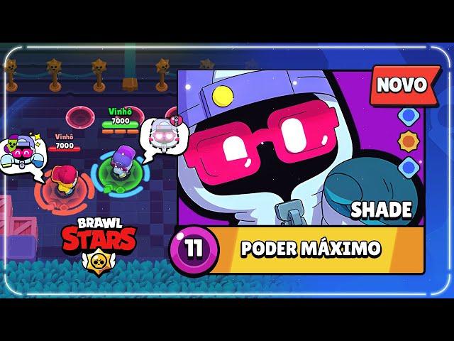 JOGUEI COM o SHADE! O MELHOR BRAWLER da NOVA ATUALIZAÇÃO do BRAWL STARS! ELE é INSANO DEMAIS